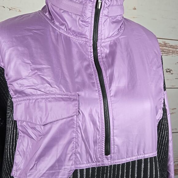 Nike City Ready 1/4 Zip Jacket Women's Purple Black Size Large - Picture 6 of 9